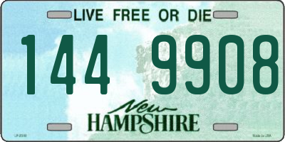 NH license plate 1449908