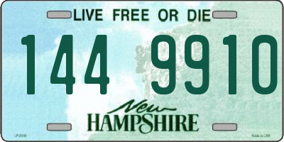 NH license plate 1449910