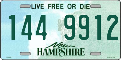 NH license plate 1449912
