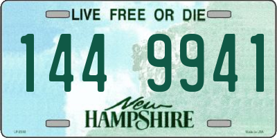 NH license plate 1449941