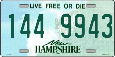 NH license plate 1449943