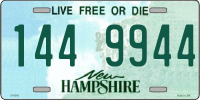 NH license plate 1449944