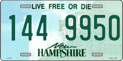 NH license plate 1449950