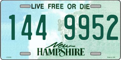 NH license plate 1449952
