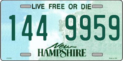 NH license plate 1449959