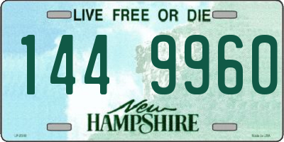 NH license plate 1449960