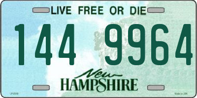 NH license plate 1449964