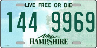 NH license plate 1449969