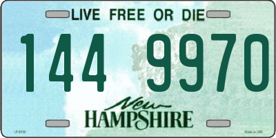 NH license plate 1449970
