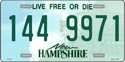 NH license plate 1449971