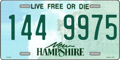 NH license plate 1449975