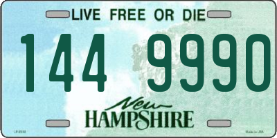 NH license plate 1449990