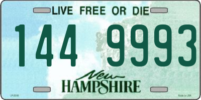 NH license plate 1449993