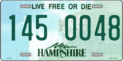 NH license plate 1450048