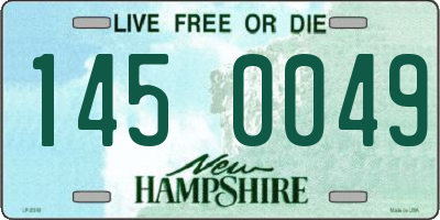 NH license plate 1450049
