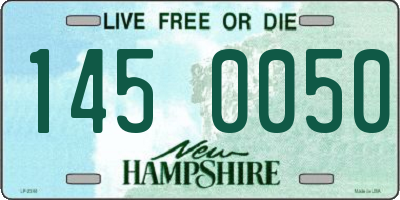 NH license plate 1450050