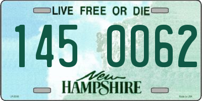 NH license plate 1450062