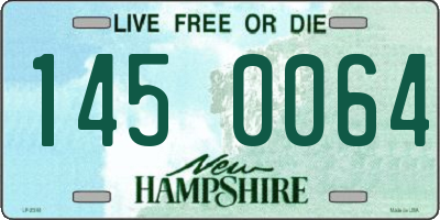 NH license plate 1450064
