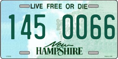 NH license plate 1450066