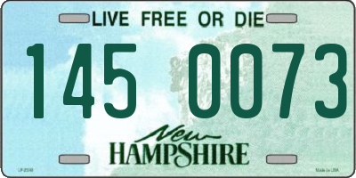 NH license plate 1450073
