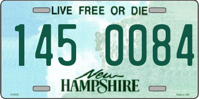 NH license plate 1450084
