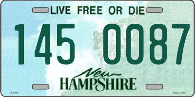 NH license plate 1450087