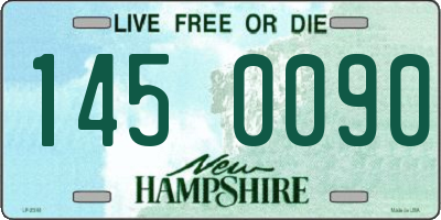 NH license plate 1450090