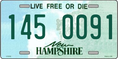 NH license plate 1450091