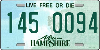 NH license plate 1450094