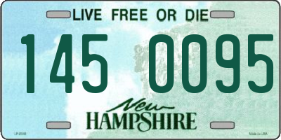 NH license plate 1450095