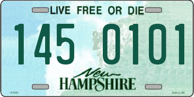 NH license plate 1450101