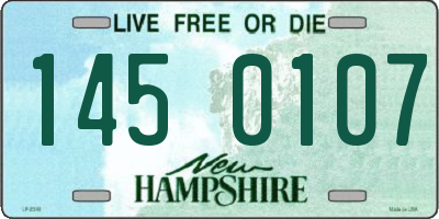 NH license plate 1450107