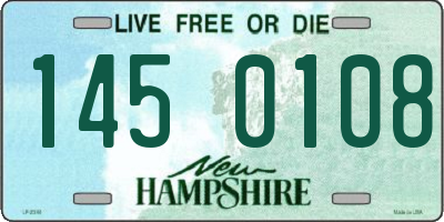 NH license plate 1450108