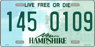 NH license plate 1450109