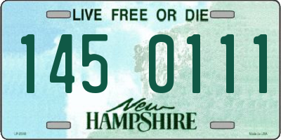 NH license plate 1450111