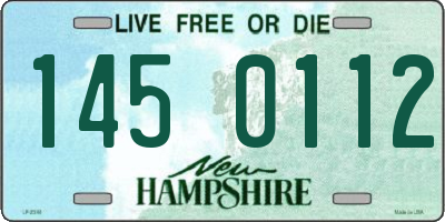 NH license plate 1450112