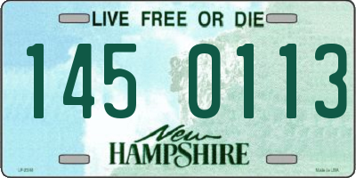 NH license plate 1450113
