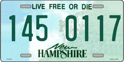 NH license plate 1450117