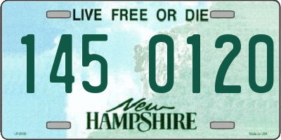 NH license plate 1450120