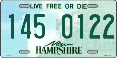 NH license plate 1450122