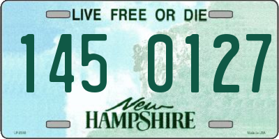 NH license plate 1450127