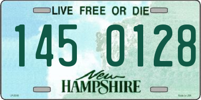NH license plate 1450128