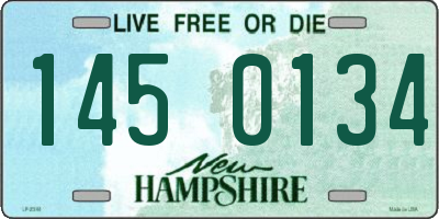NH license plate 1450134