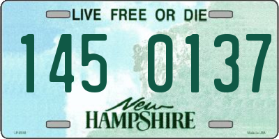 NH license plate 1450137
