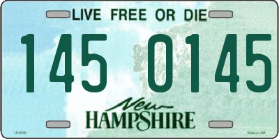 NH license plate 1450145