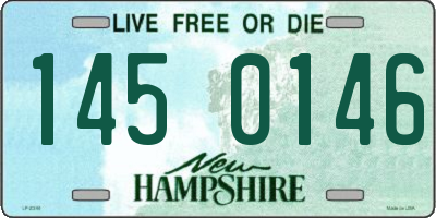 NH license plate 1450146