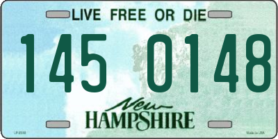 NH license plate 1450148