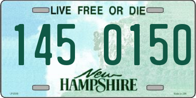 NH license plate 1450150