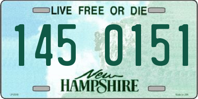 NH license plate 1450151