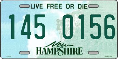 NH license plate 1450156